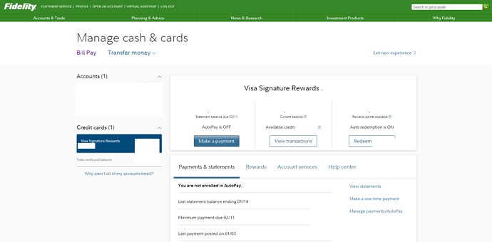 How Can I Login To My Fidelity Credit Card Account Online UseFidelity