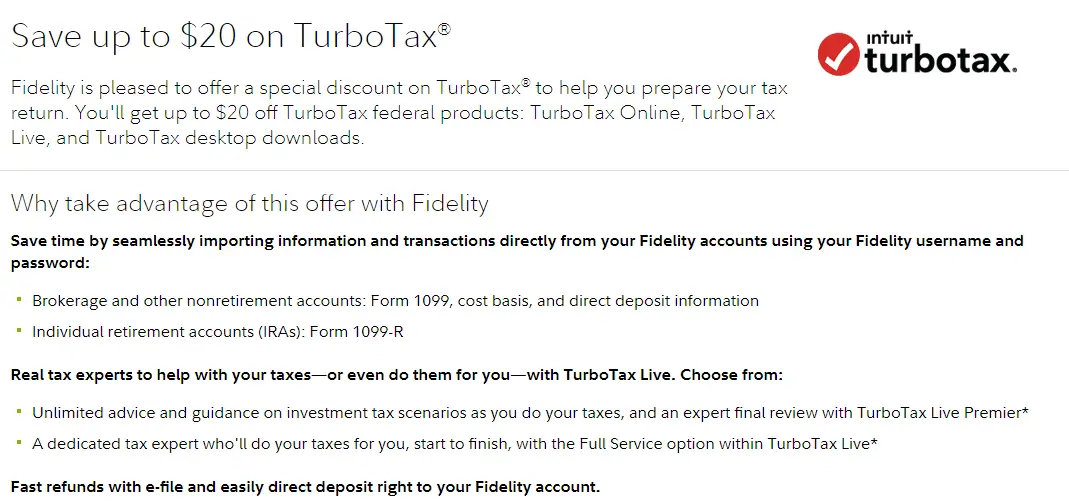 turbotax-fidelity-discount