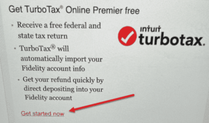 how to get turbotax for free from fidelity