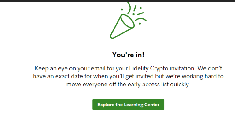 fidelity crypto early access