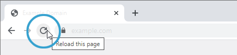 reload this page chrome