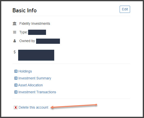 account management fullview